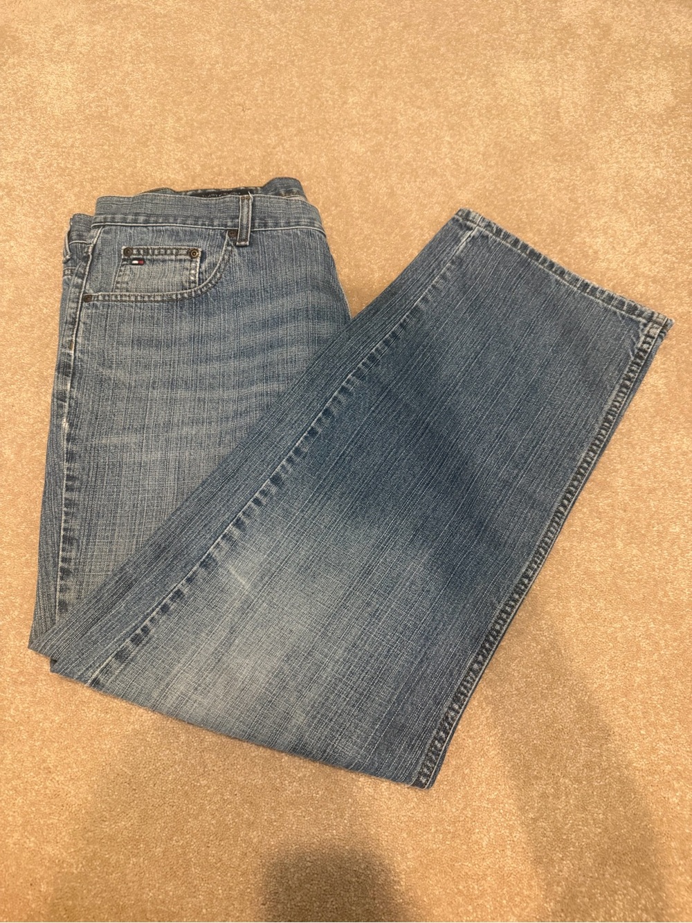 Tommy Hilfiger Men's Light Blue Straight Jeans